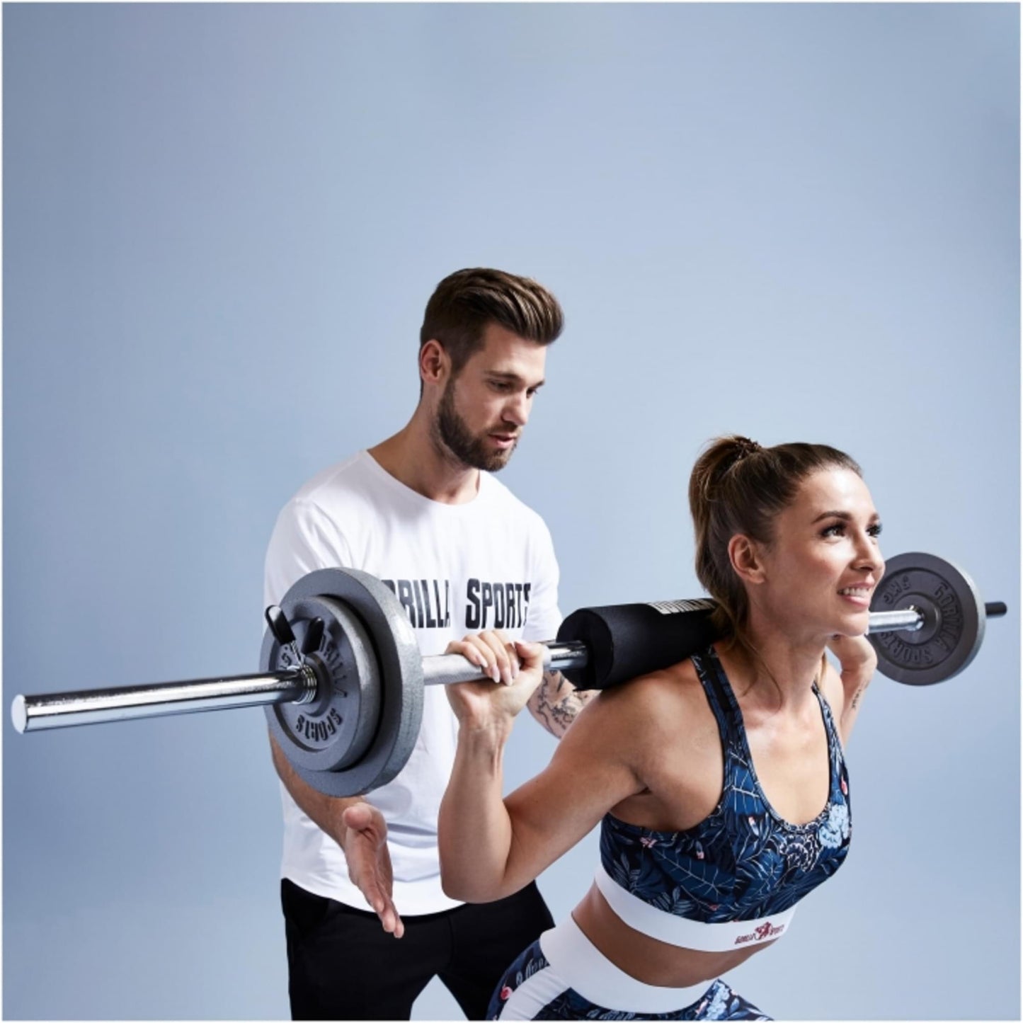 Langhantelstange Chrom 150 cm - Gorilla Sports Schweiz