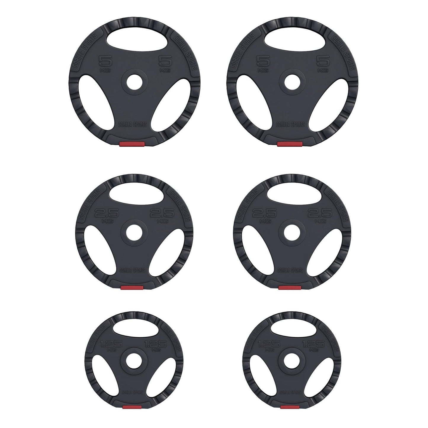 SZ-Curlset Kunststoff Gripper 35 kg - Gorilla Sports Schweiz