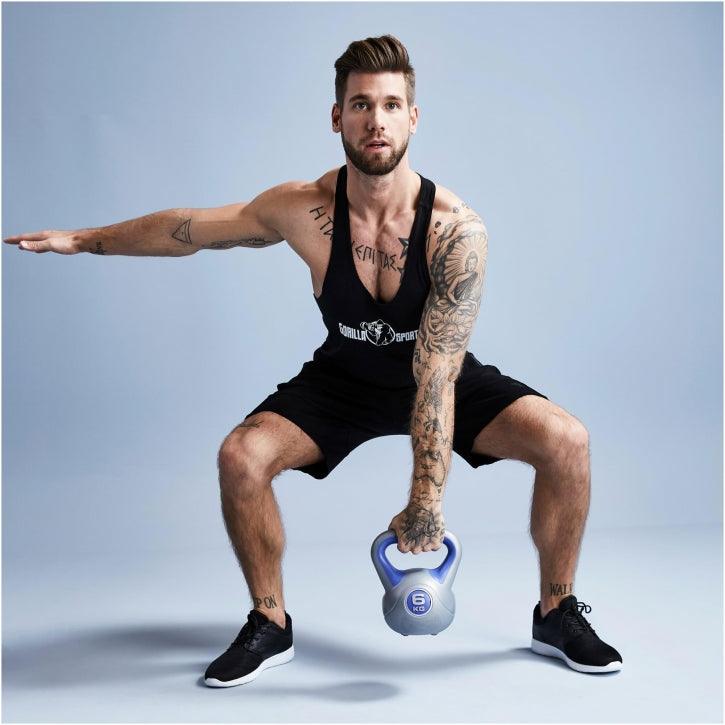 Kettlebell Stylish 2-113 KG - Gorilla Sports Schweiz