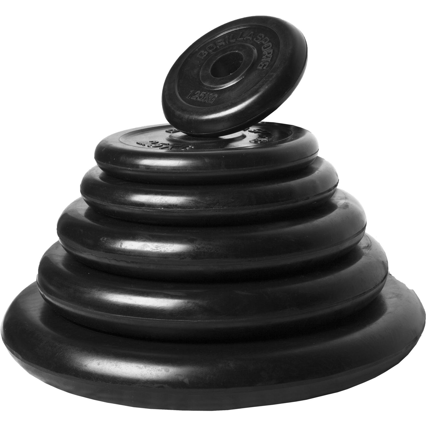 SZ-Curlset Gummi 35 kg - Gorilla Sports Schweiz