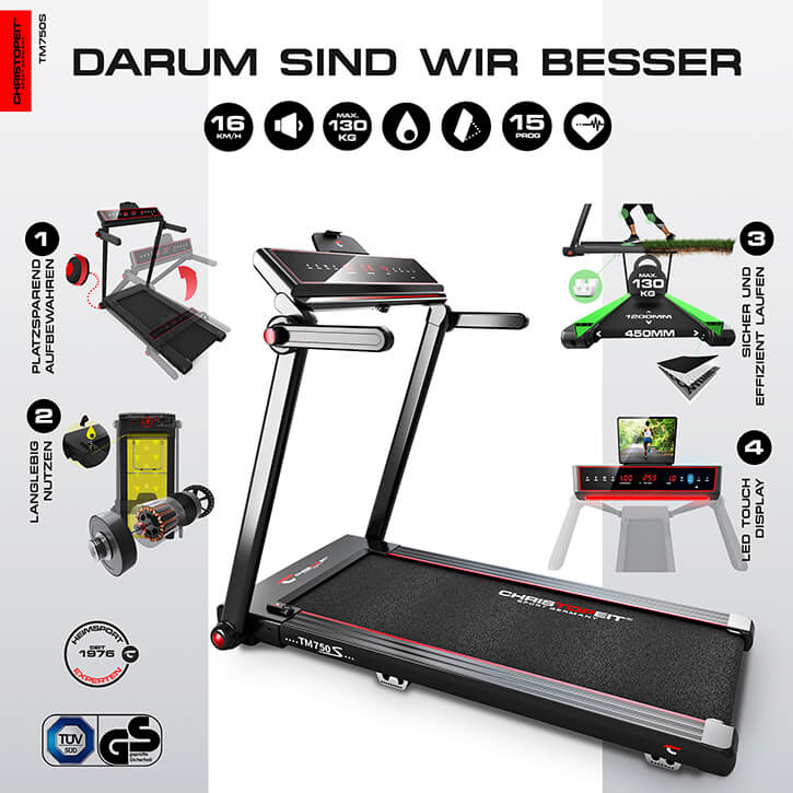 Laufband TM 750S / RPT 6200 - Gorilla Sports Schweiz