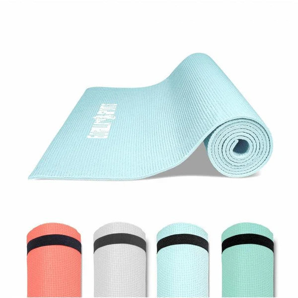 Tapis de yoga en PVC de différentes couleurs