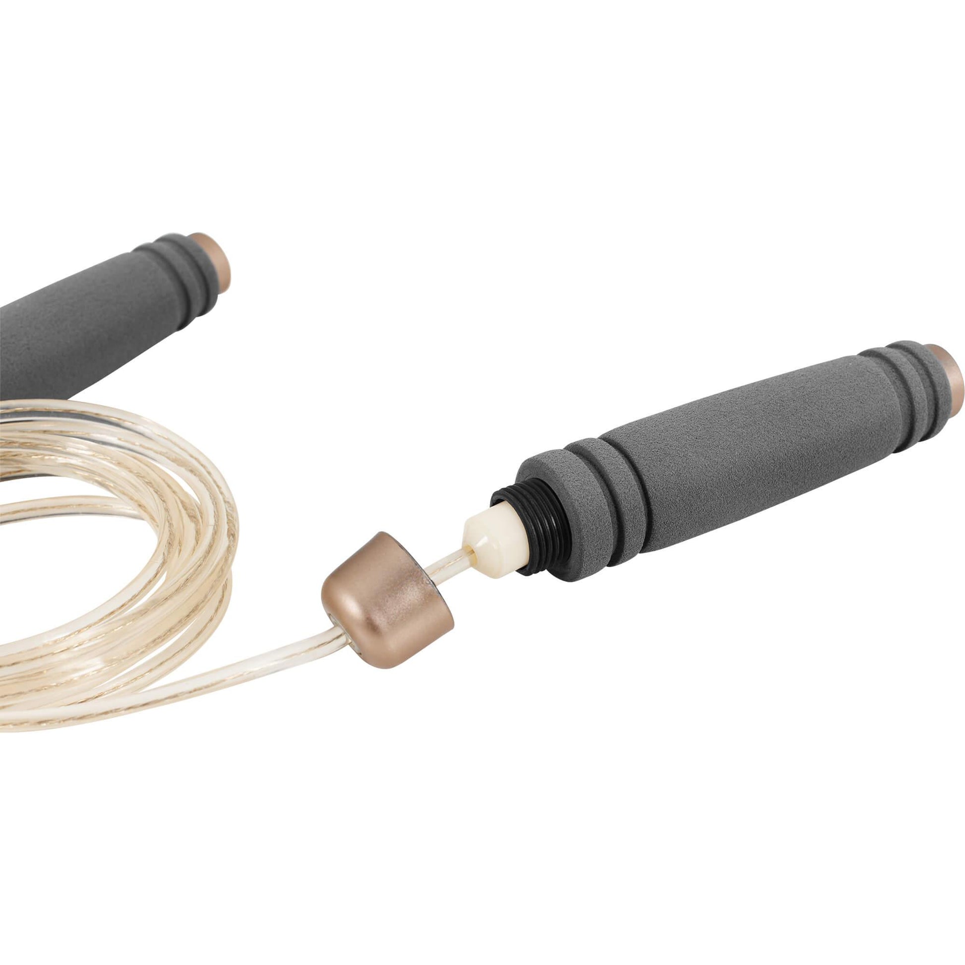 Springseil Speed Rope Grau/Gold 300 cm - Gorilla Sports Schweiz
