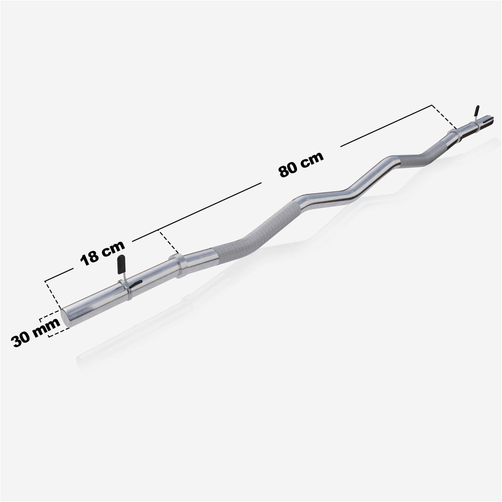 SZ-Curlstange 120 cm mit Federverschluss - Gorilla Sports Schweiz