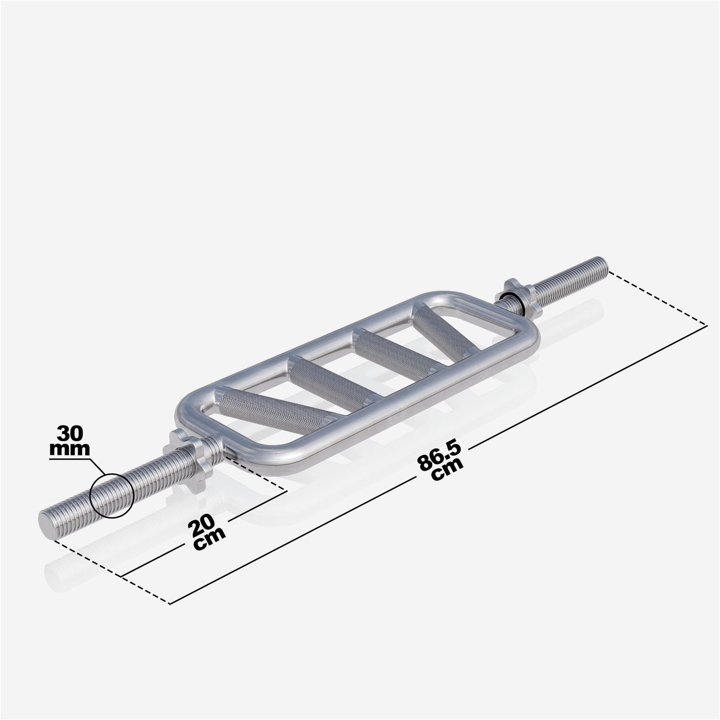 Trizepstrainer Diagonal Chrom - Gorilla Sports Schweiz