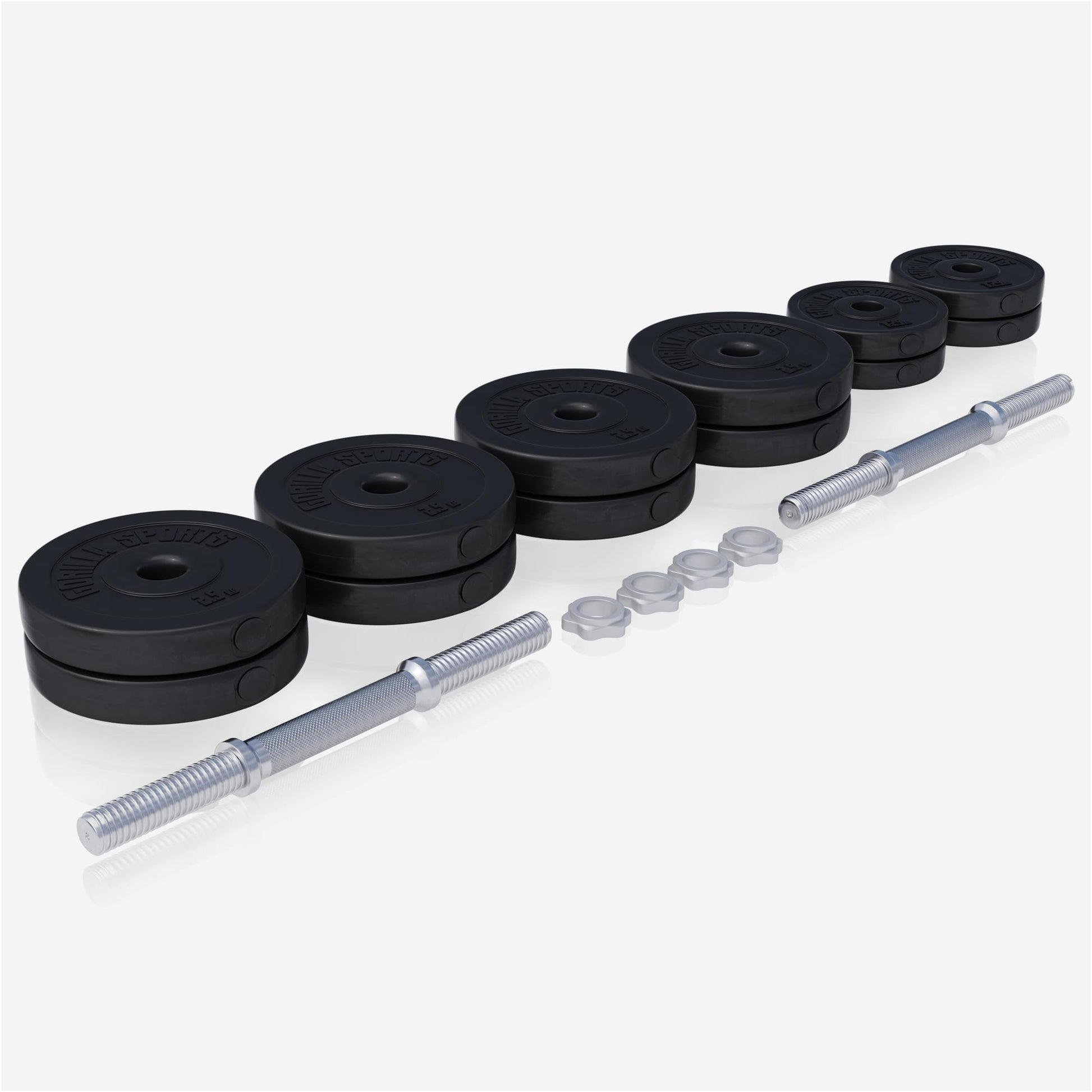 Kurzhantelset Kunststoff 30 kg - Gorilla Sports Schweiz
