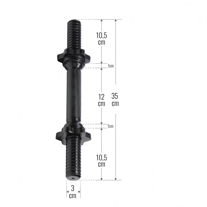 Kurzhantelstange Sternverschluss 35cm - Gorilla Sports Schweiz