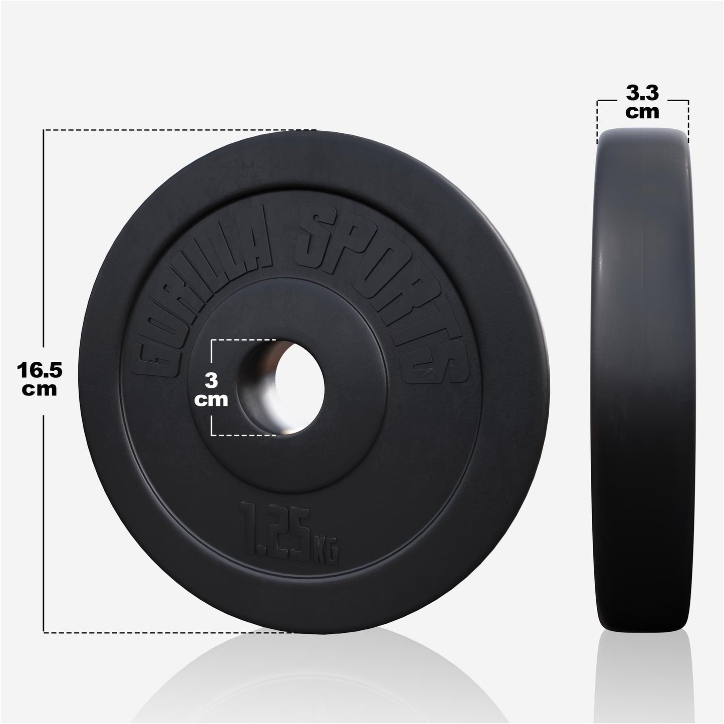 Komplettset Kunststoff 100 kg - Gorilla Sports Schweiz