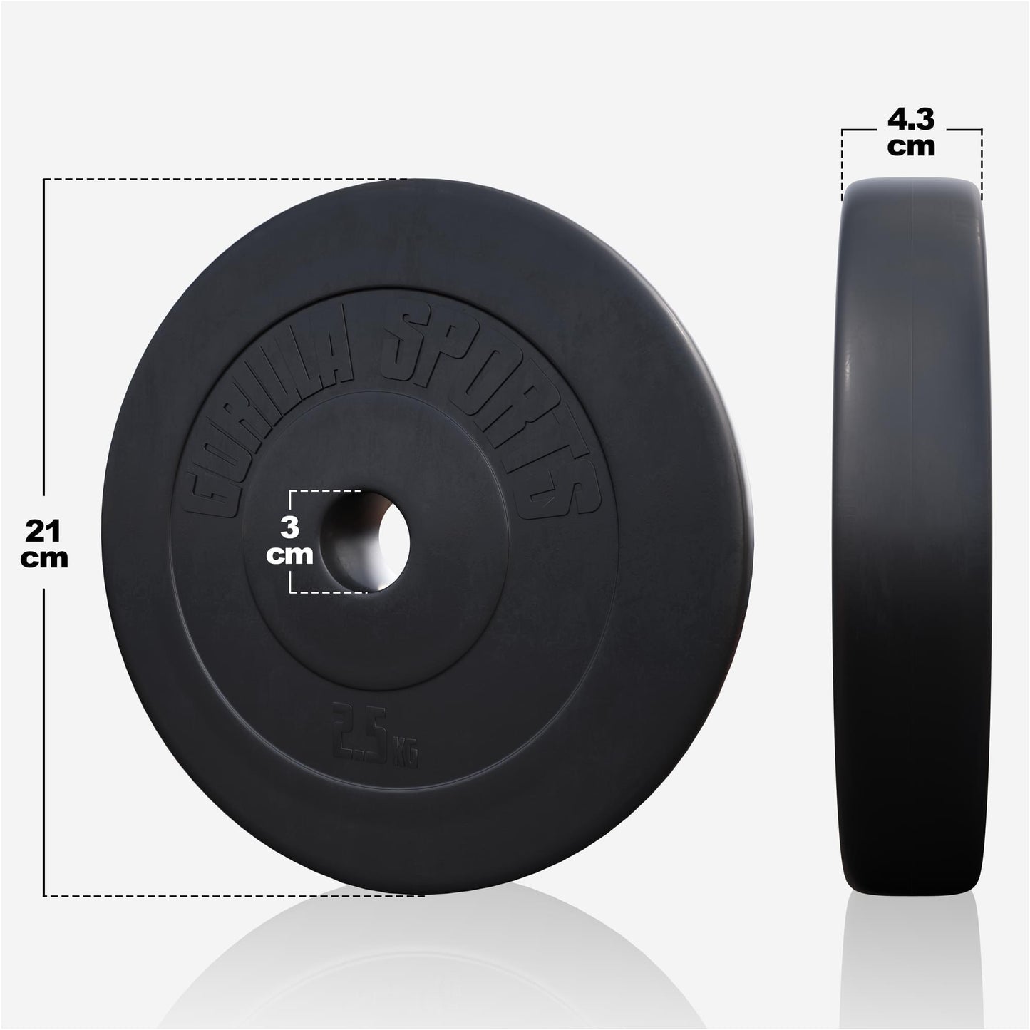 Komplettset Kunststoff 100 kg - Gorilla Sports Schweiz