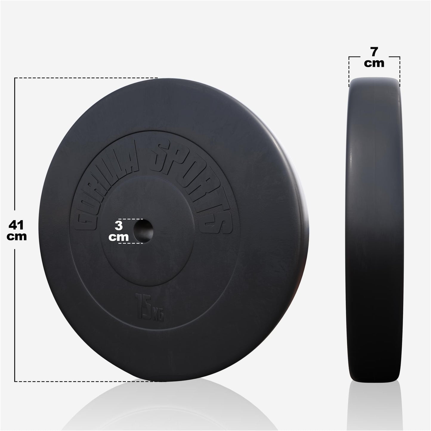 Komplettset Kunststoff 100 kg - Gorilla Sports Schweiz