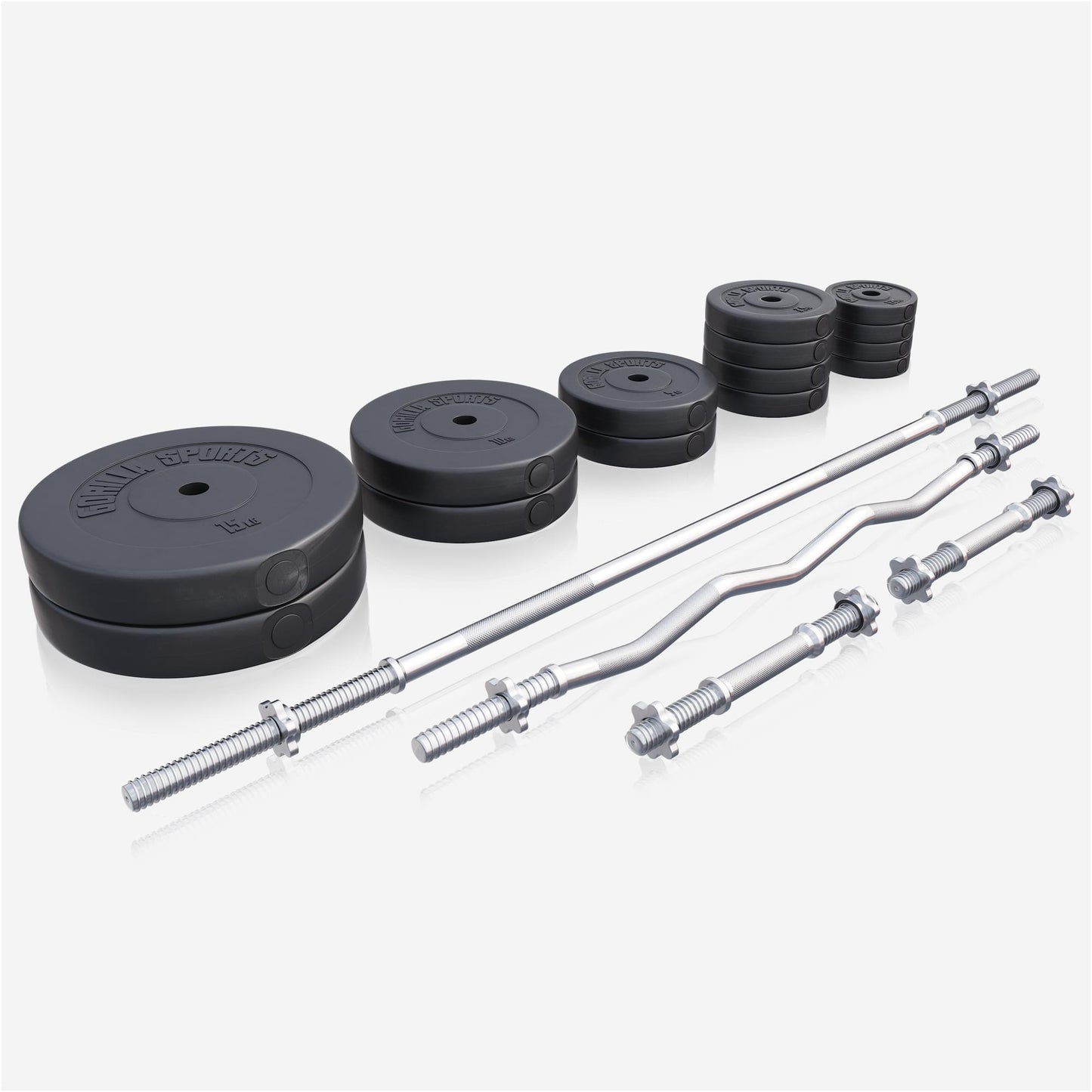 Komplettset Kunststoff 100 kg - Gorilla Sports Schweiz