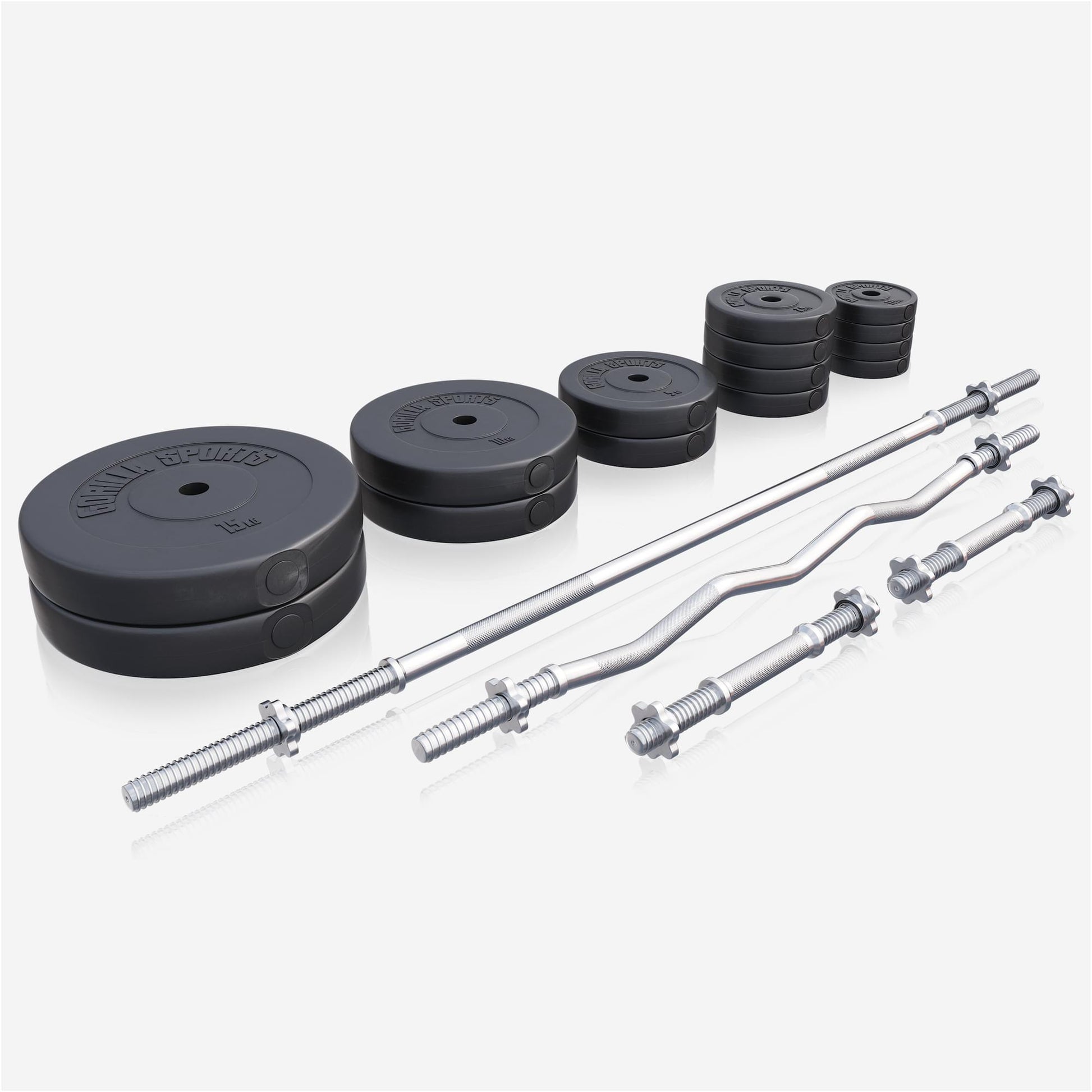 Komplettset Kunststoff 100 kg - Gorilla Sports Schweiz