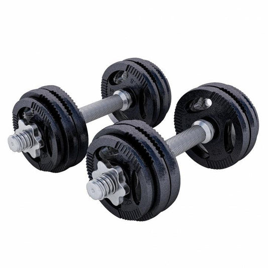 Kurzhantelset Gusseisen Gripper 30 kg Schwarz - Gorilla Sports Schweiz