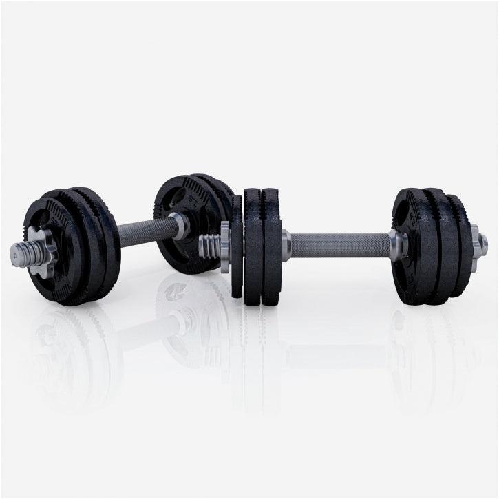 Kurzhantelset Gusseisen Gripper 30 kg Schwarz - Gorilla Sports Schweiz