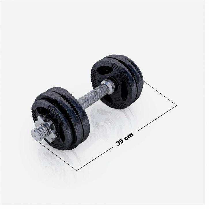 Kurzhantelset Gusseisen Gripper 30 kg Schwarz - Gorilla Sports Schweiz