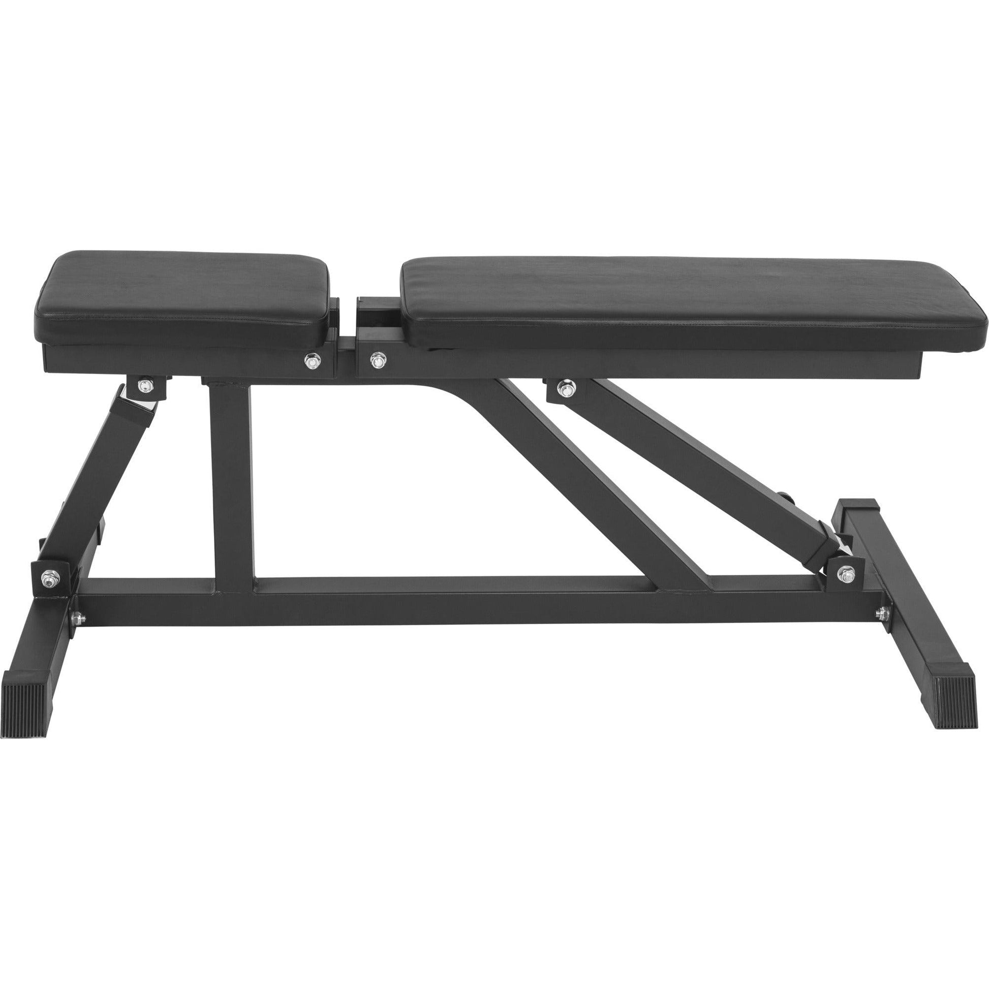 Hantelbank mit Hantelständer inkl. 150 kg Olympia Gummi Gripper Set - Gorilla Sports Schweiz