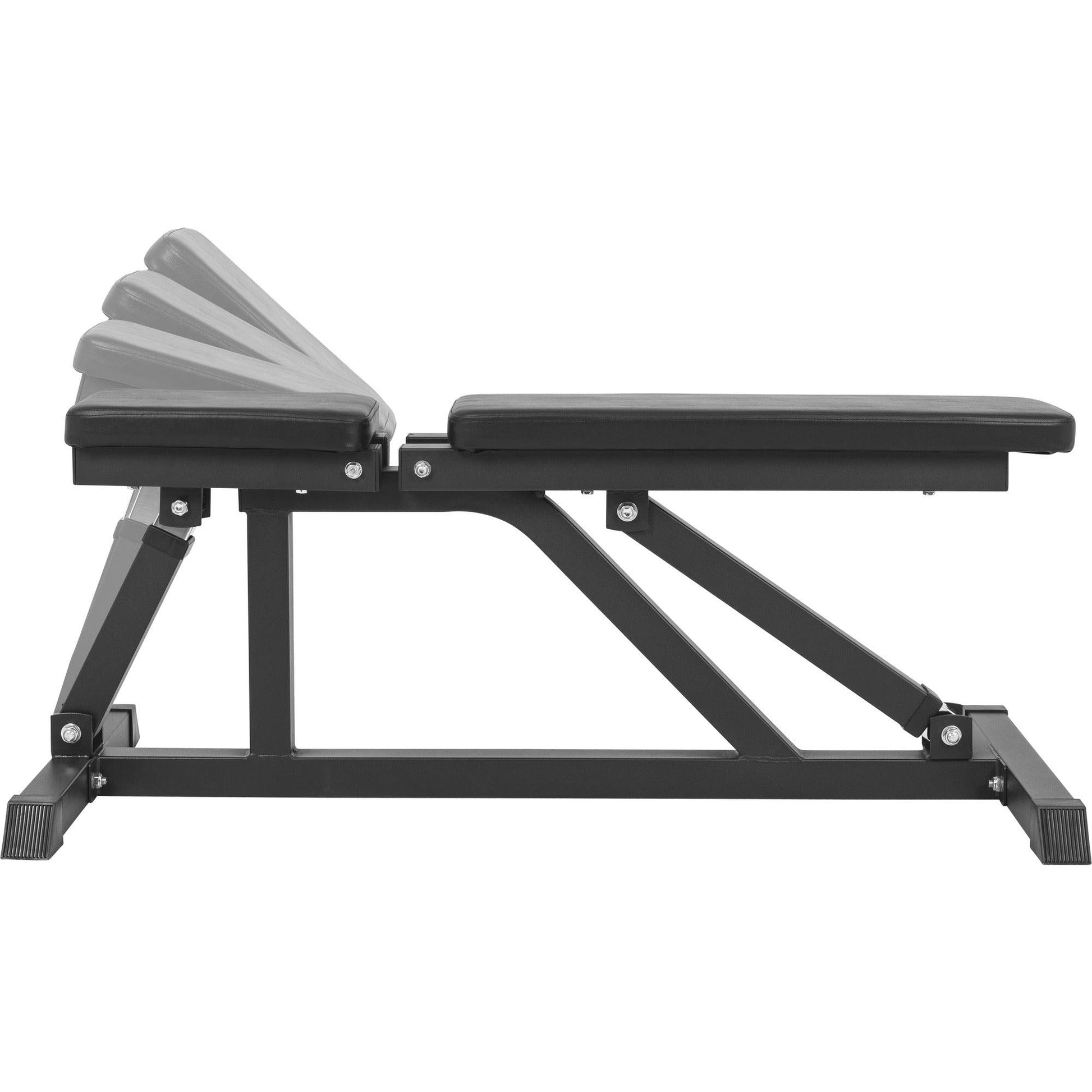 Hantelbank mit Hantelständer inkl. 150 kg Olympia Gummi Gripper Set - Gorilla Sports Schweiz