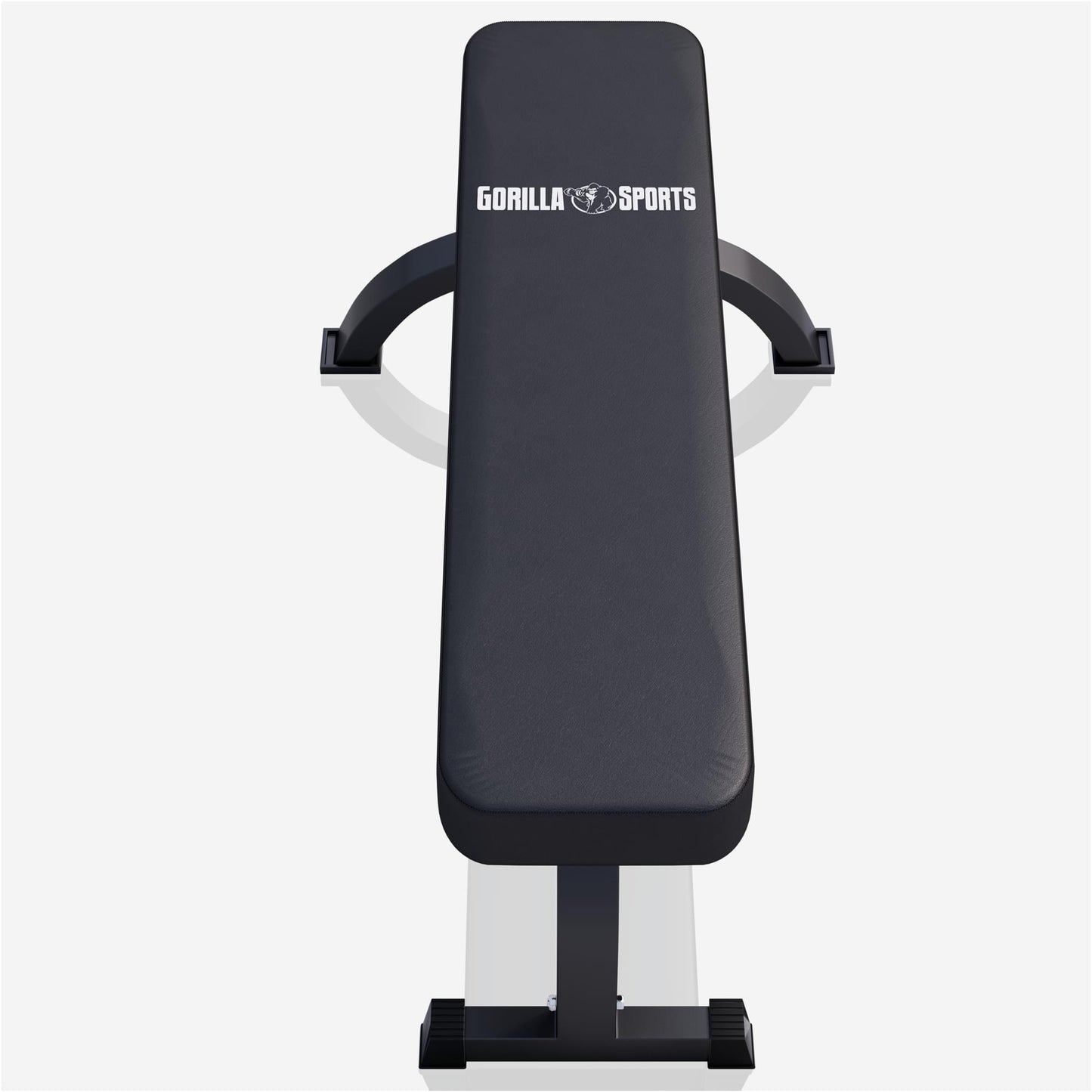Flachbank Massiv Schwarz - Gorilla Sports Schweiz