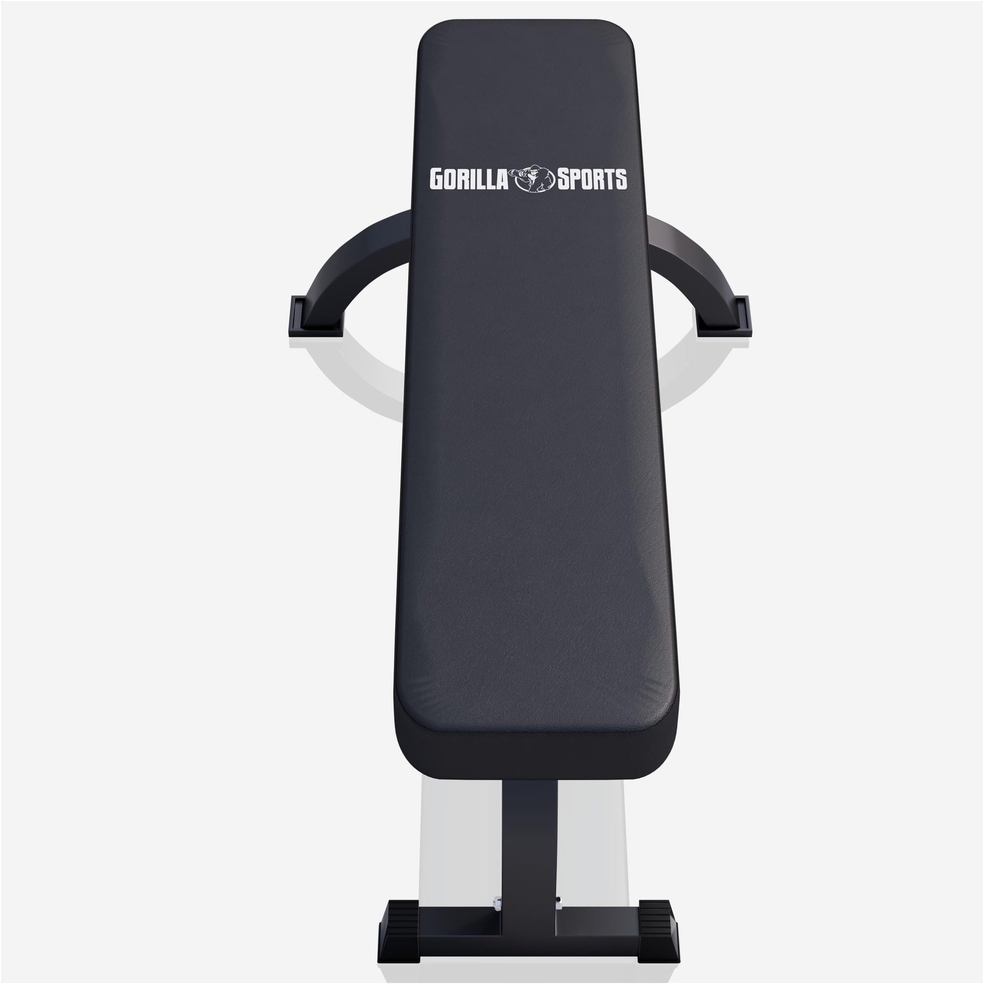 Flachbank Massiv Schwarz - Gorilla Sports Schweiz