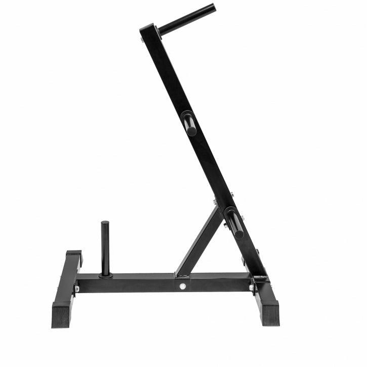 Scheibenständer Hantelbaum schwarz/weiss - Gorilla Sports Schweiz