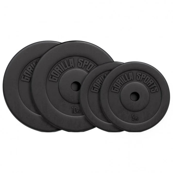 Disques de poids en plastique 1,25-15 KG