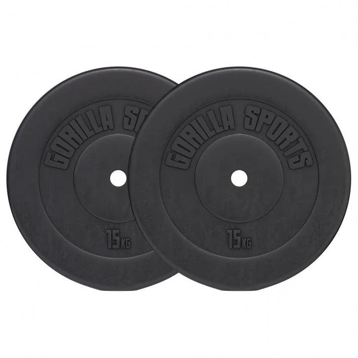 Disques de poids en plastique 1,25-15 KG