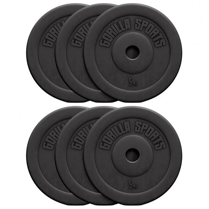 Disques de poids en plastique 1,25-15 KG