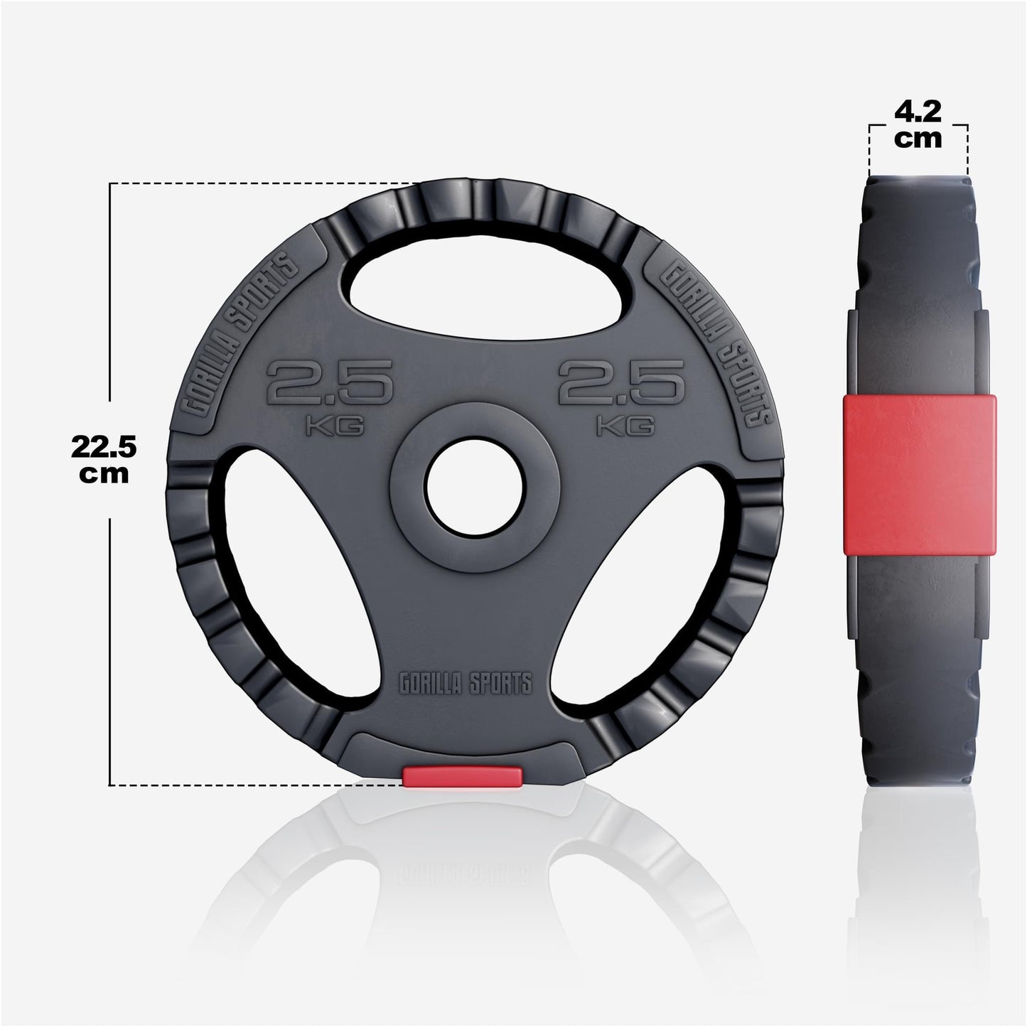 Hantelset Kunststoff Gripper 100 kg - Gorilla Sports Schweiz
