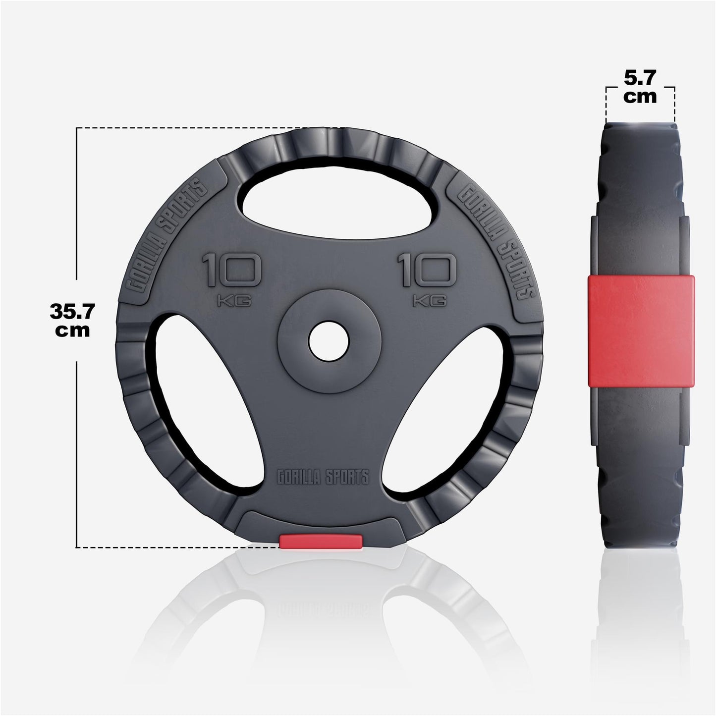 Hantelset Kunststoff Gripper 100 kg - Gorilla Sports Schweiz