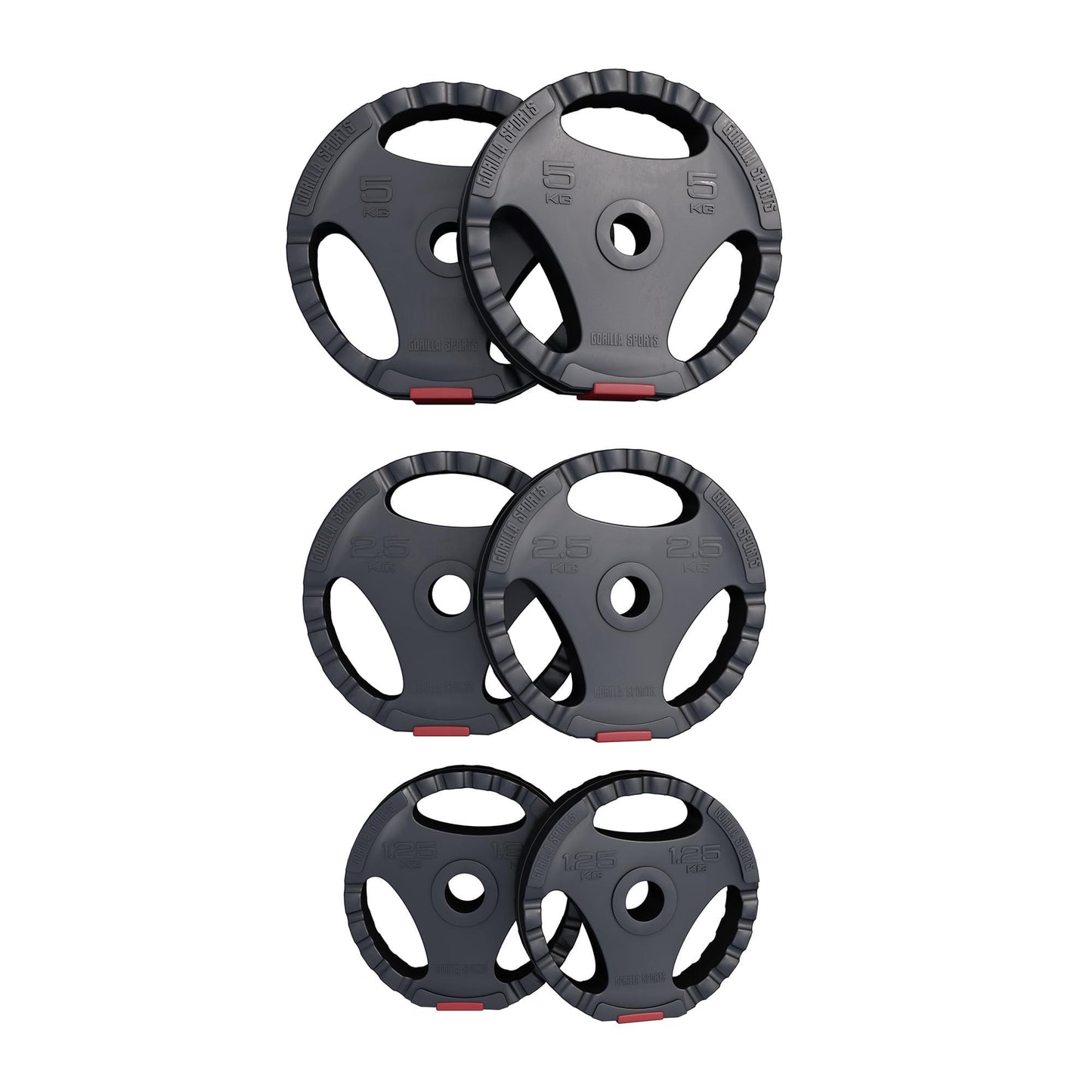SZ-Curlset Kunststoff Gripper 35 kg - Gorilla Sports Schweiz