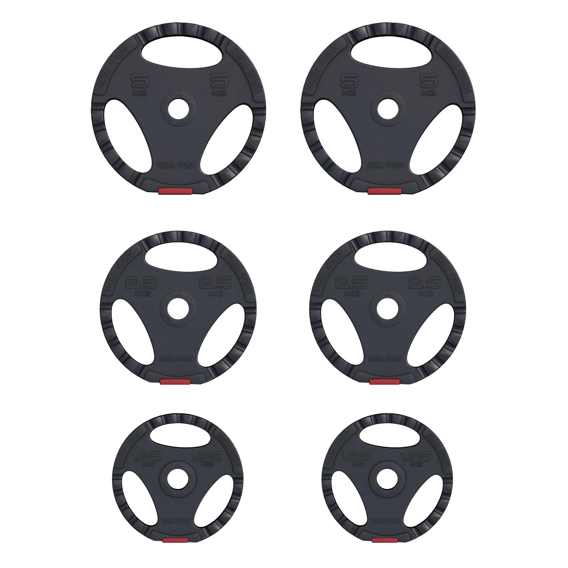 SZ-Curlset Kunststoff Gripper 35 kg - Gorilla Sports Schweiz