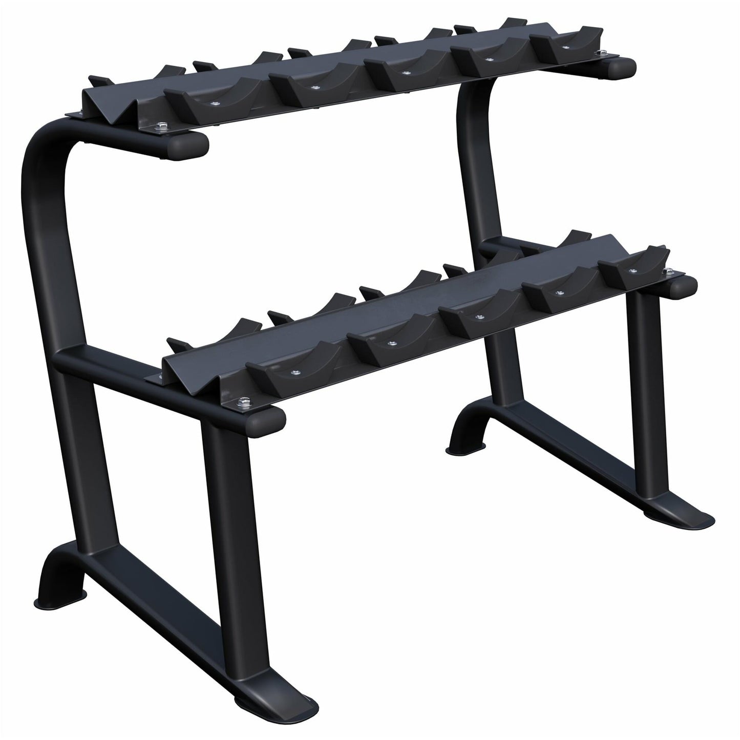 Kurzhantelablage Silber - Gorilla Sports Schweiz