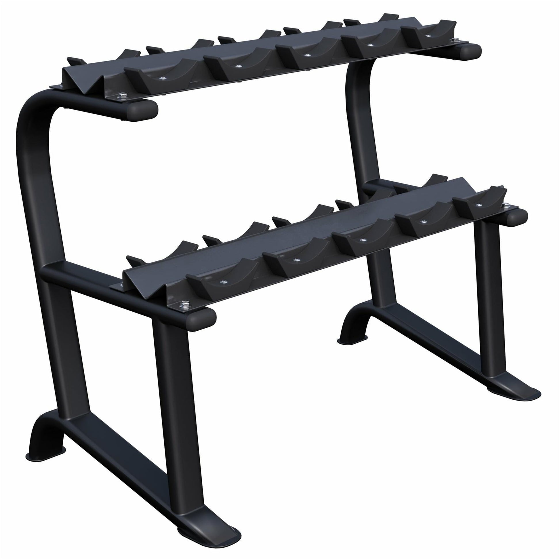 Kurzhantelablage Silber - Gorilla Sports Schweiz
