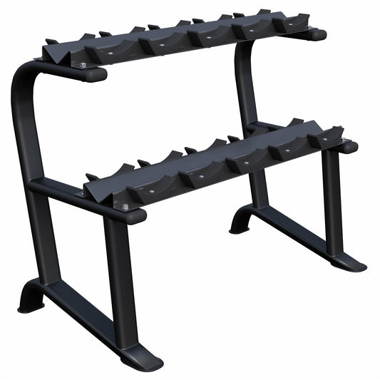 Kurzhantelablage Silber - Gorilla Sports Schweiz