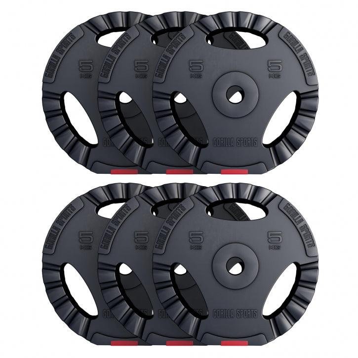 Gripper Kunststoff Hantelscheiben 1.25 - 15 KG - Gorilla Sports Schweiz