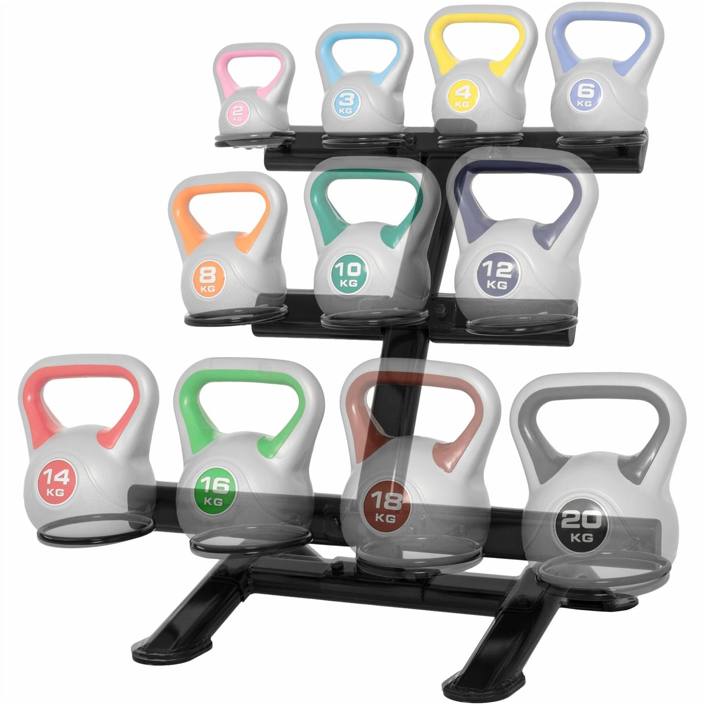 Kettlebell Ablage Schwarz - Gorilla Sports Schweiz