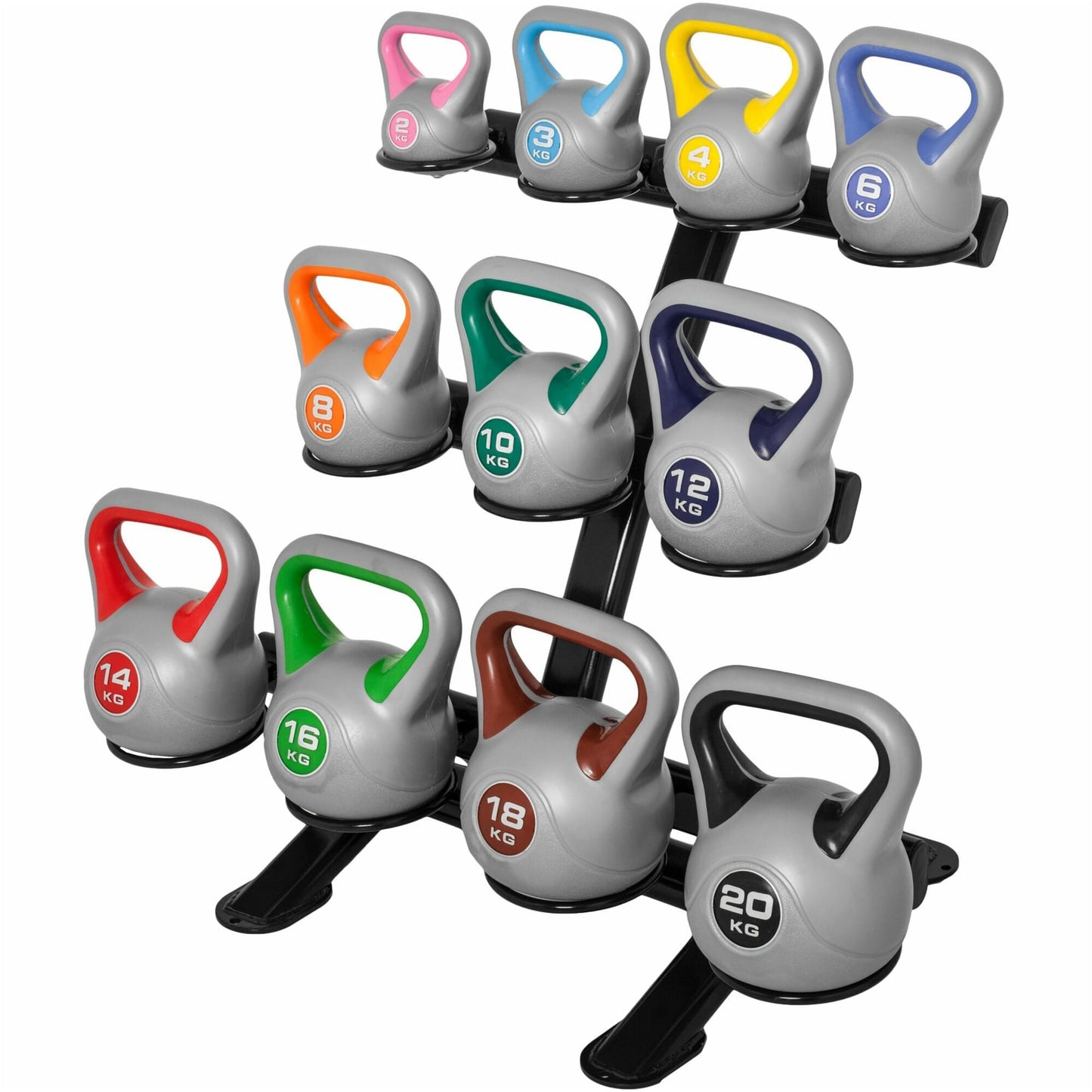 Kettlebell Ablage Schwarz - Gorilla Sports Schweiz