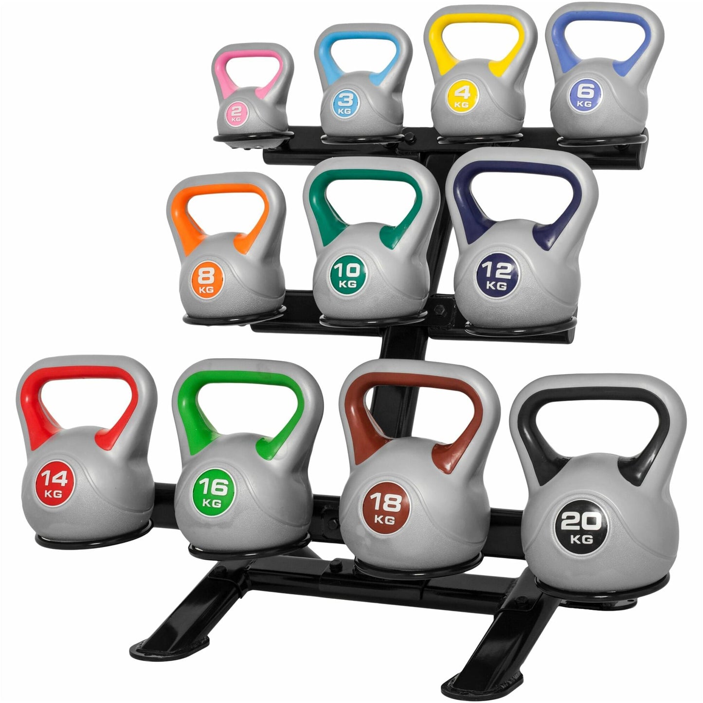 Kettlebell Ablage Schwarz - Gorilla Sports Schweiz