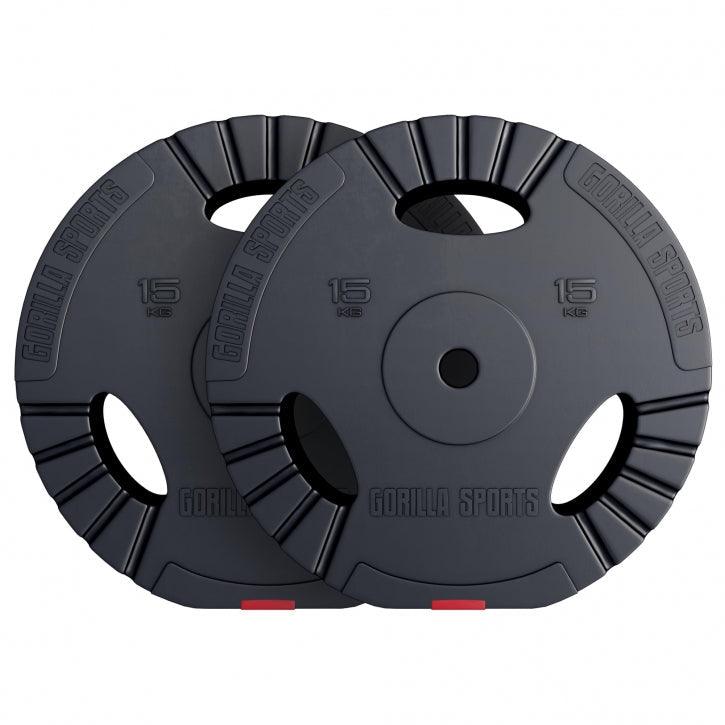 Gripper Kunststoff Hantelscheiben 1.25 - 15 KG - Gorilla Sports Schweiz