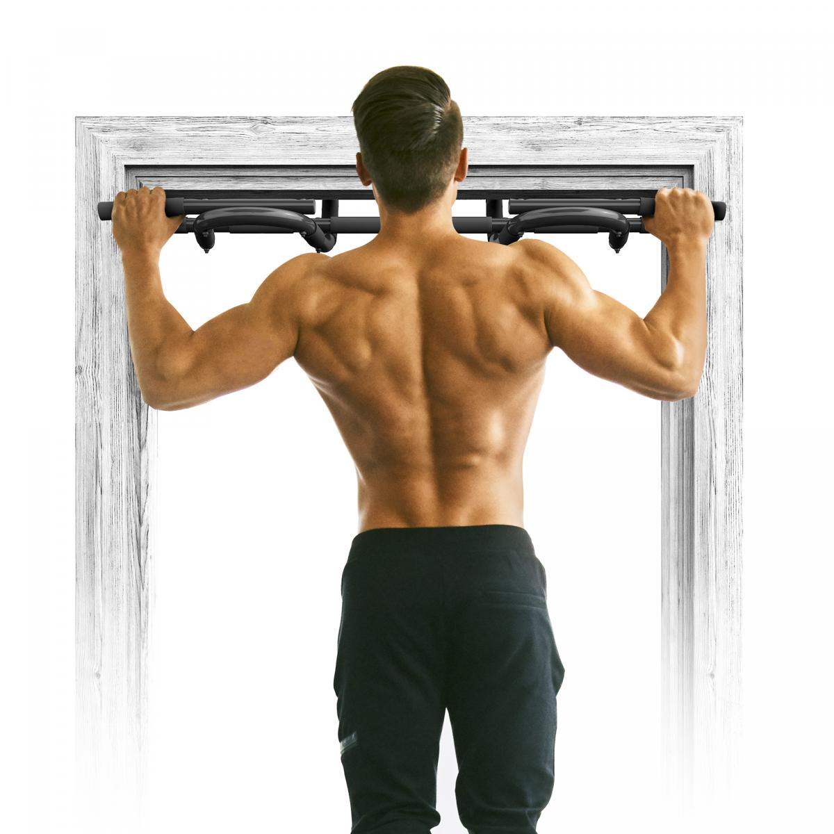 Multifunktions-Pull-up-Bar Schwarz - Gorilla Sports Schweiz