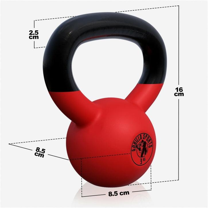Kettlebell Neopren 2-32 KG - Gorilla Sports Schweiz