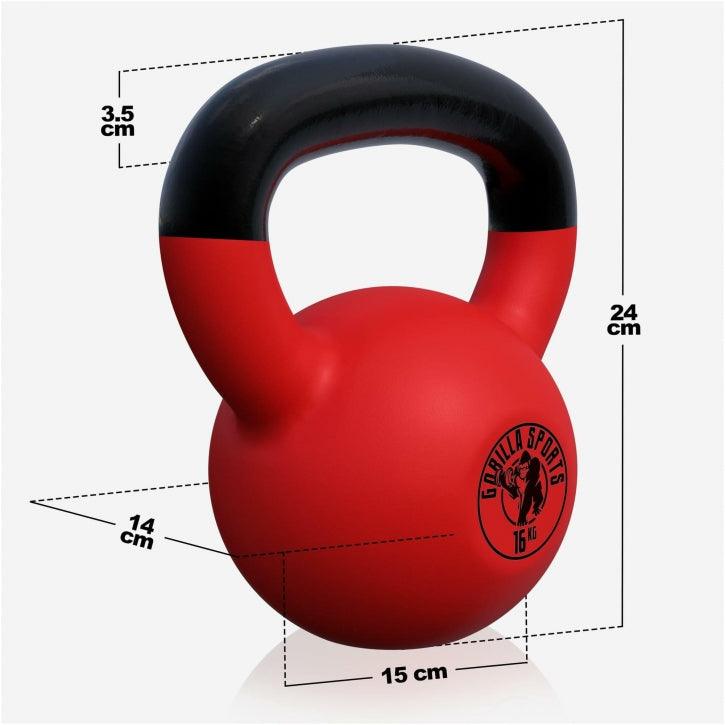 Kettlebell Neopren 2-32 KG - Gorilla Sports Schweiz