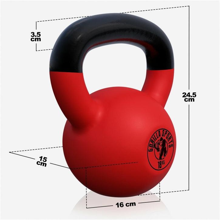 Kettlebell Neopren 2-32 KG - Gorilla Sports Schweiz