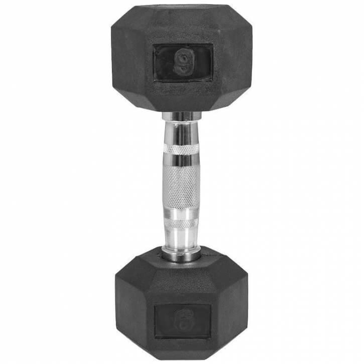 Hexagon Gummi Studio Hantel 2-50 KG - Gorilla Sports Schweiz