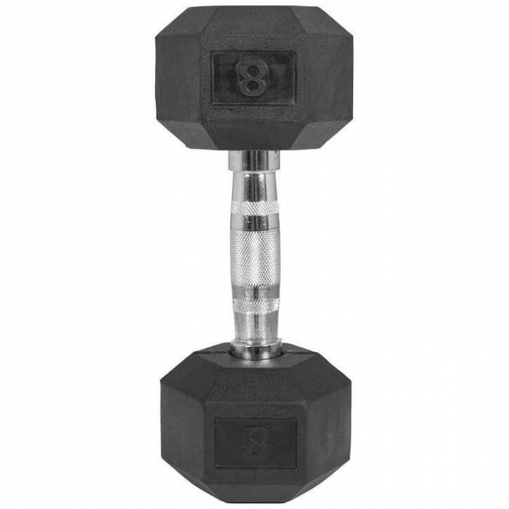 Hexagon Gummi Studio Hantel 2-50 KG - Gorilla Sports Schweiz