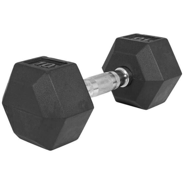 Hexagon Gummi Studio Hantel 2-50 KG - Gorilla Sports Schweiz