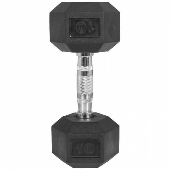 Hexagon Gummi Studio Hantel 2-50 KG - Gorilla Sports Schweiz
