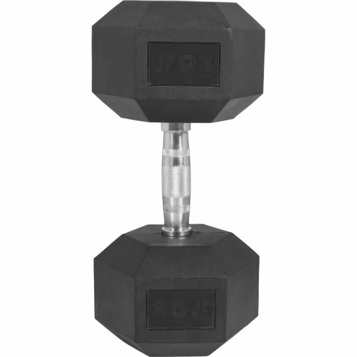 Hexagon Gummi Studio Hantel 2-50 KG - Gorilla Sports Schweiz