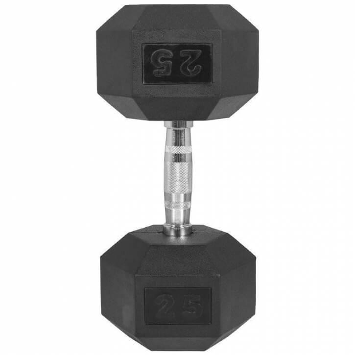 Hexagon Gummi Studio Hantel 2-50 KG - Gorilla Sports Schweiz