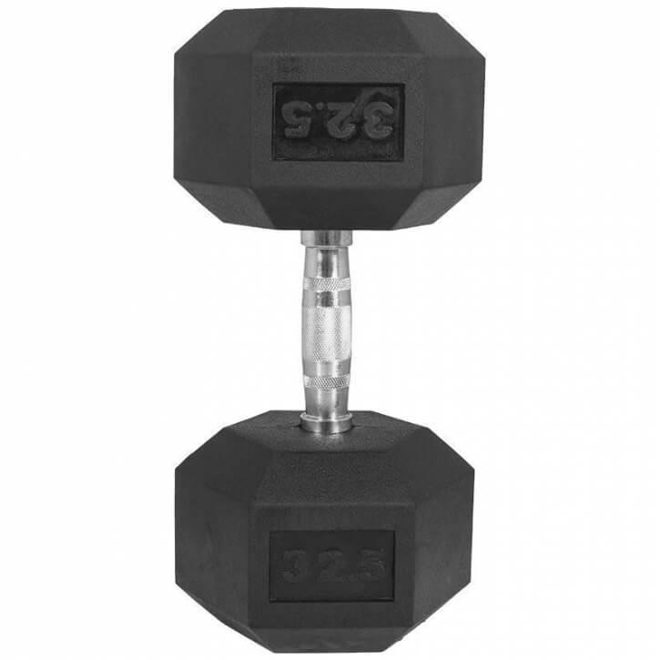 Hexagon Gummi Studio Hantel 2-50 KG - Gorilla Sports Schweiz